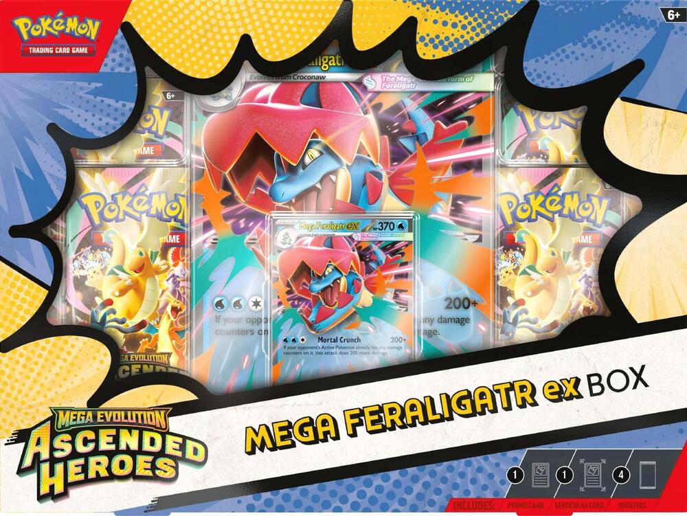 Ascended Heroes — ex Box — Ascended Heroes Mega Feraligatr ex Box