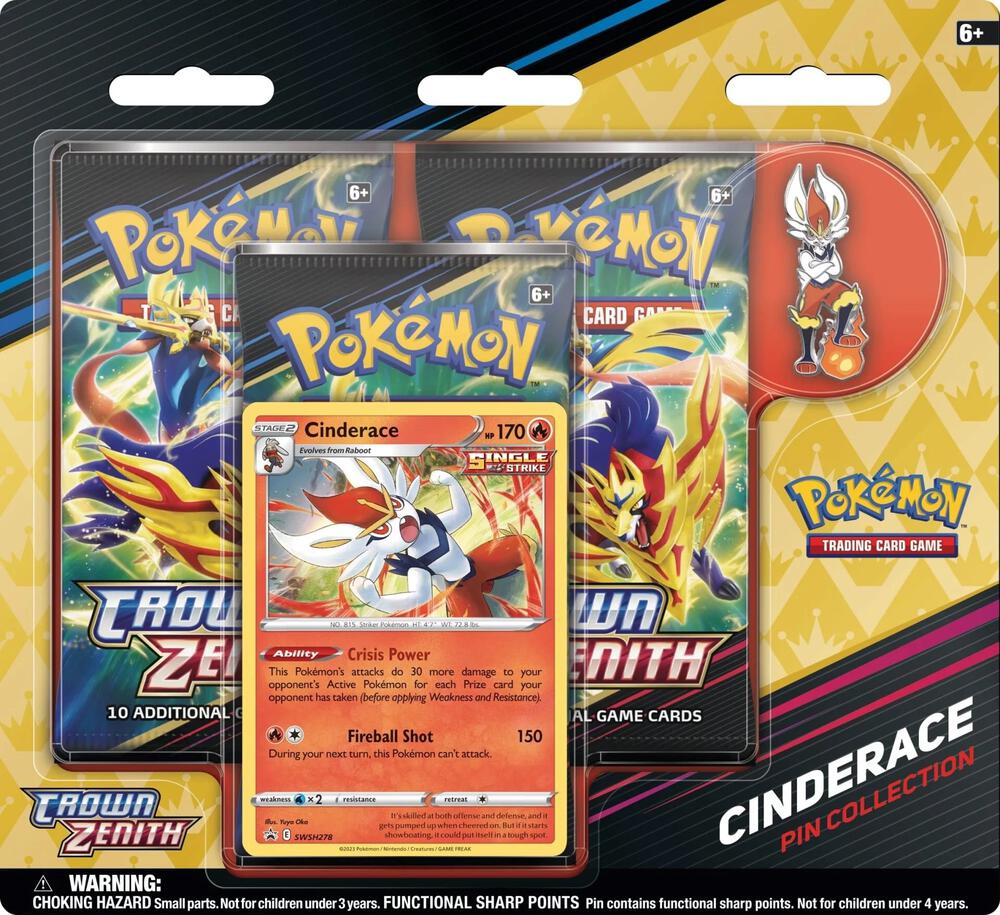 Crown Zenith — Pin Collection — Cinderace