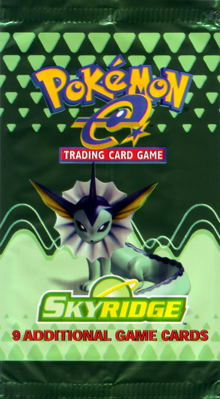 Skyridge — Booster Pack — Vaporeon