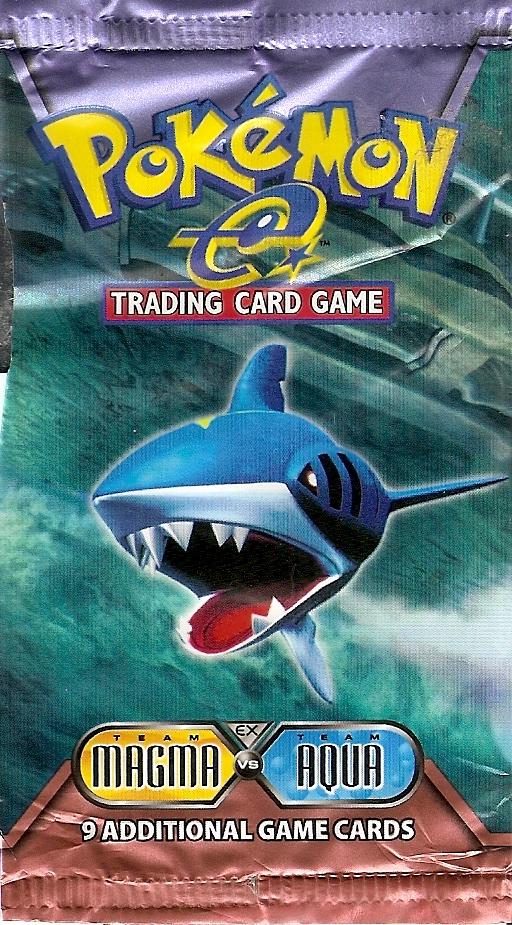 Team Magma vs Team Aqua — Booster Pack — Sharpedo