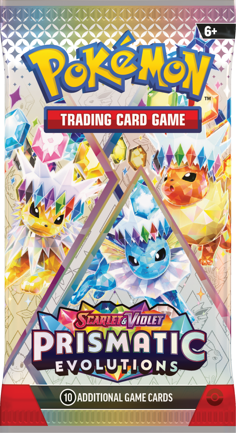 Prismatic Evolutions — Booster Pack — Vaporeon Jolteon Flareon