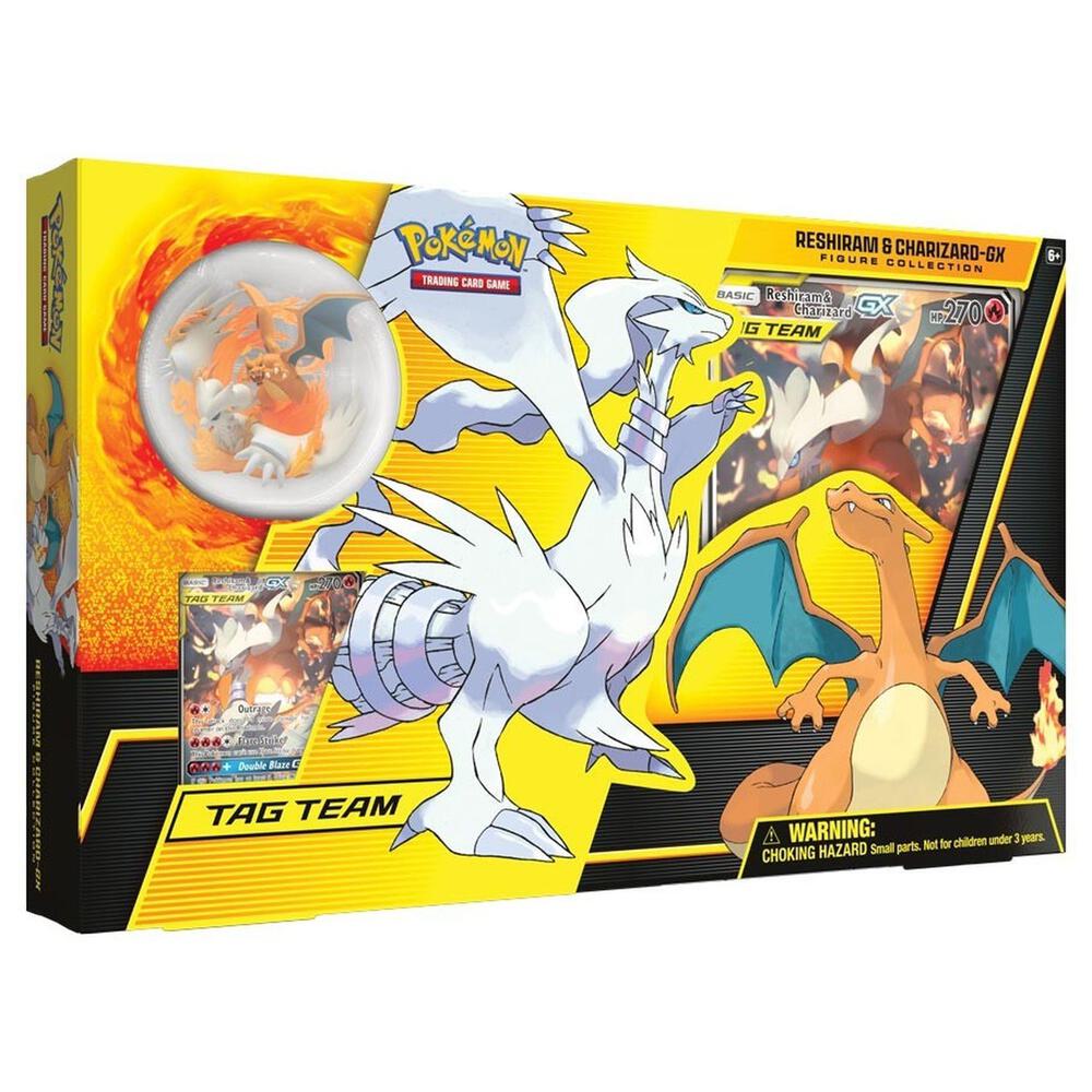 Unbroken Bonds — Figure Collection — Reshiram & Charizard GX