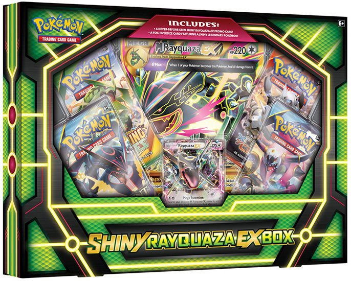 Ancient Origins — ex Box — Shiny Rayquaza ex Box